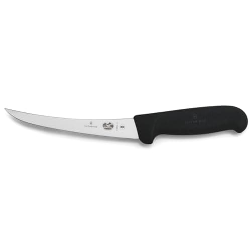 Victorinox Fibrox 6" Curved Boning Knife, Semi-Stiff (5.6603.15)